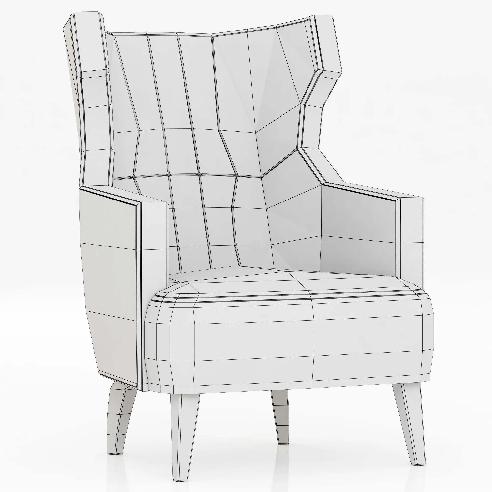 Brabbu IGUAZU ARMCHAIR — 3D model preview 7