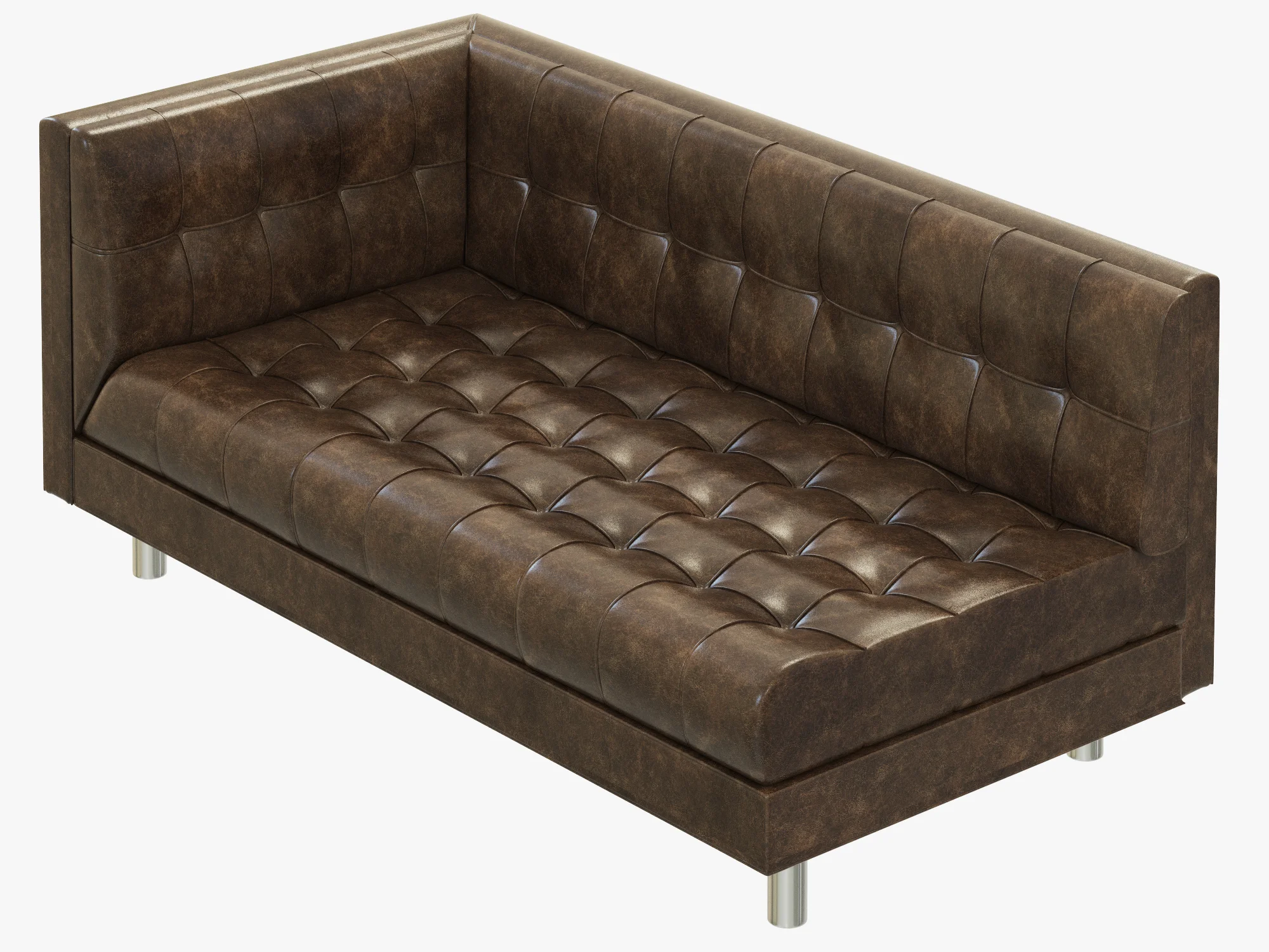 Bernhardt Dunhill Left Arm Loveseat — 3D model preview 1