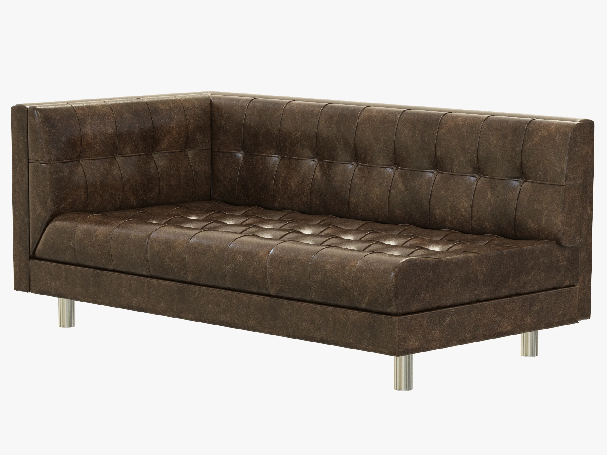 Bernhardt Dunhill Left Arm Loveseat — 3D model preview 6