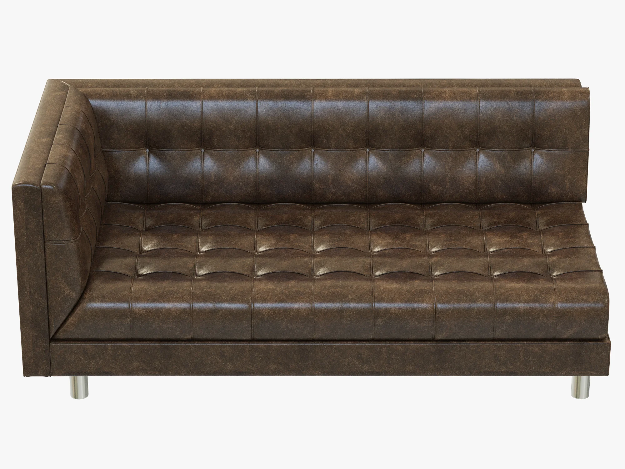 Bernhardt Dunhill Left Arm Loveseat — 3D model preview 13