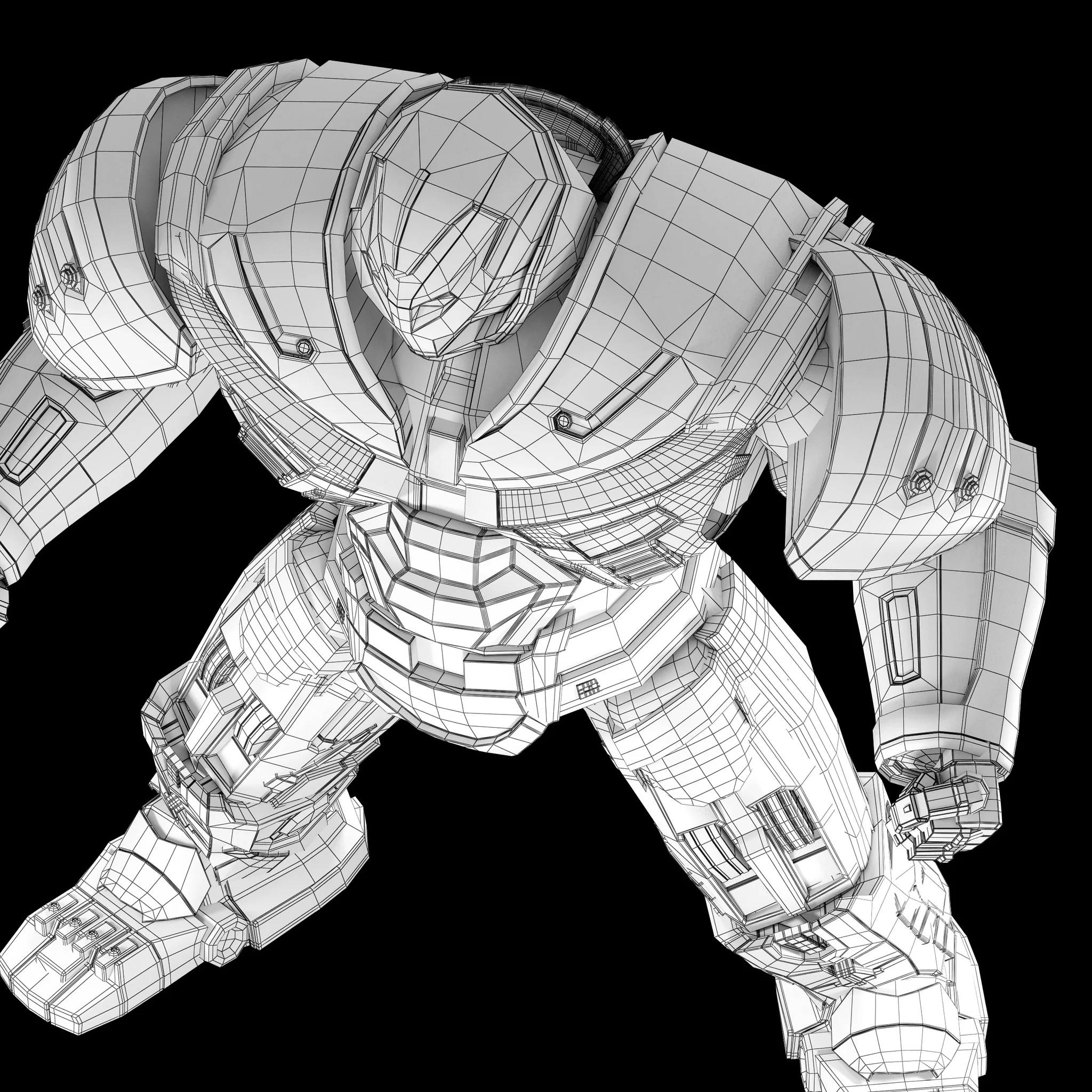 Hulkbuster — 3D model preview 4