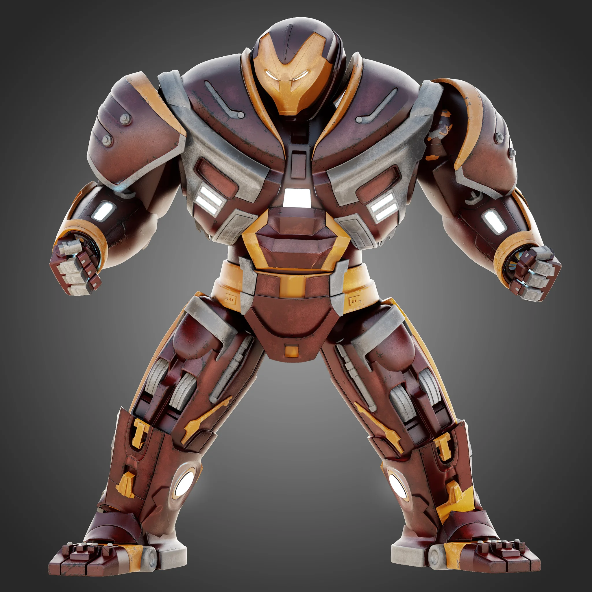 Hulkbuster — 3D model preview 6