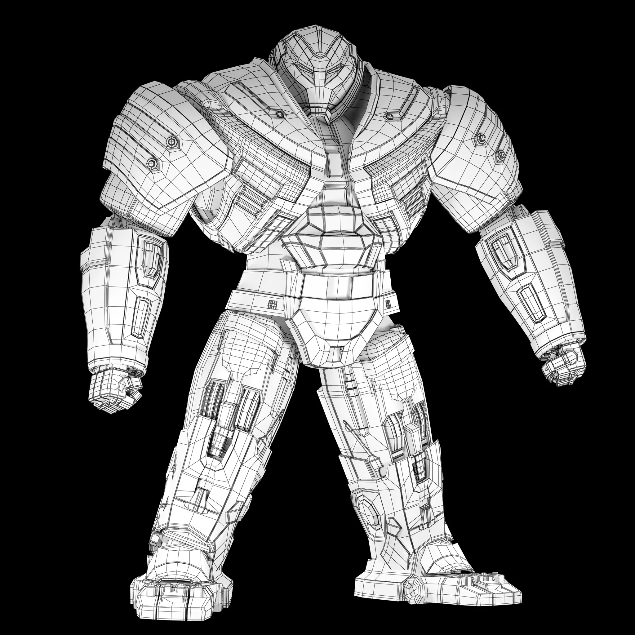 Hulkbuster — 3D model preview 9