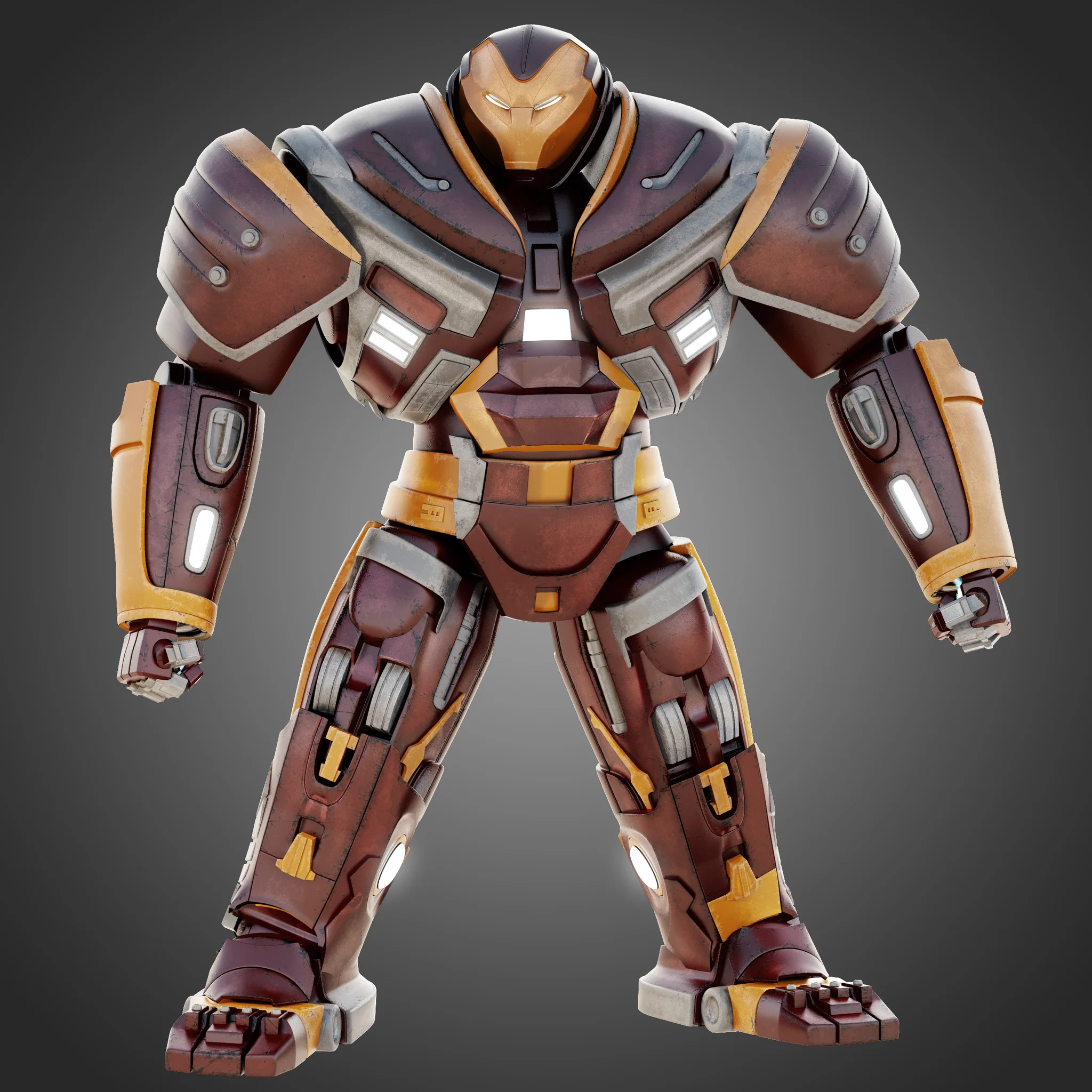 Hulkbuster — 3D model preview 10
