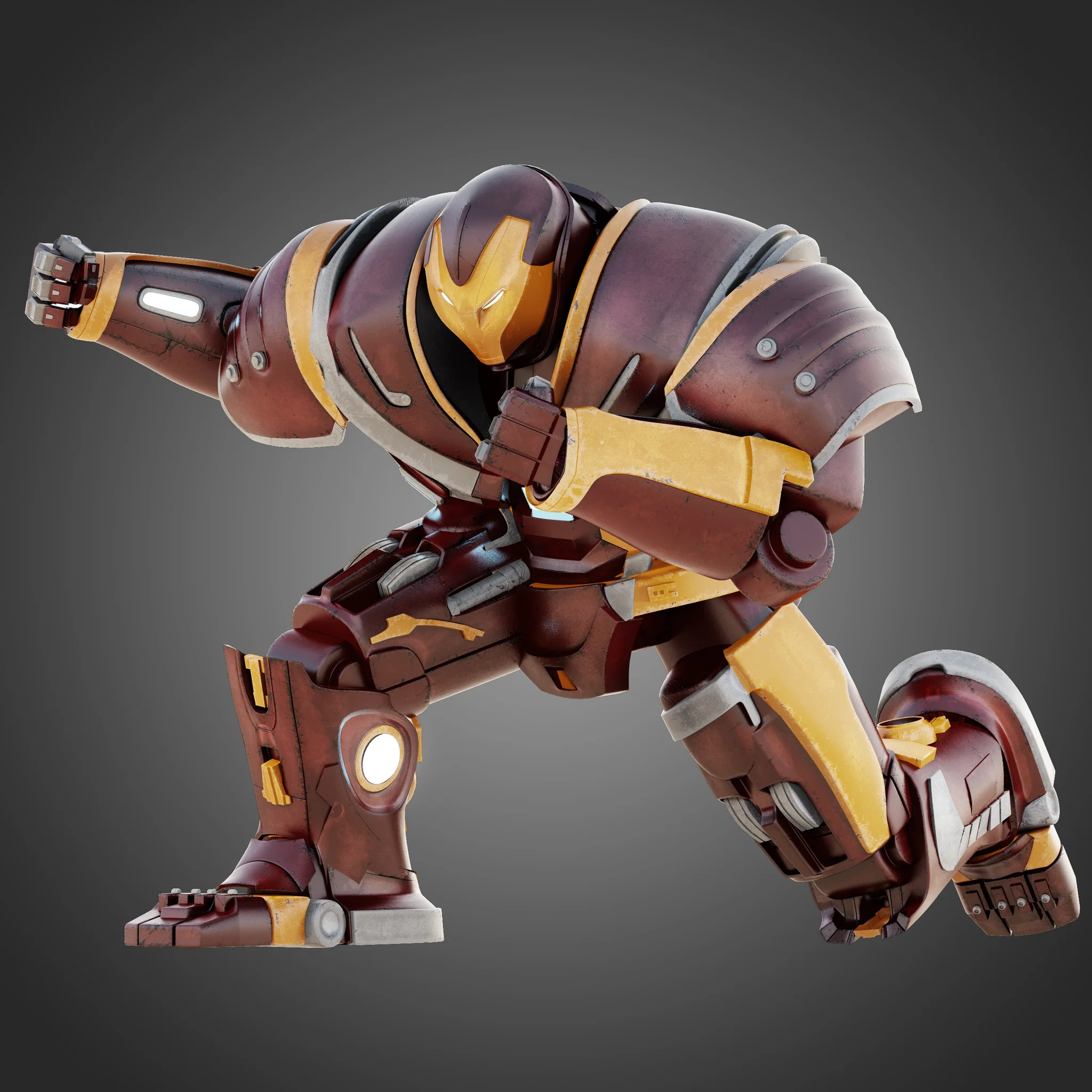 Hulkbuster — 3D model preview 11