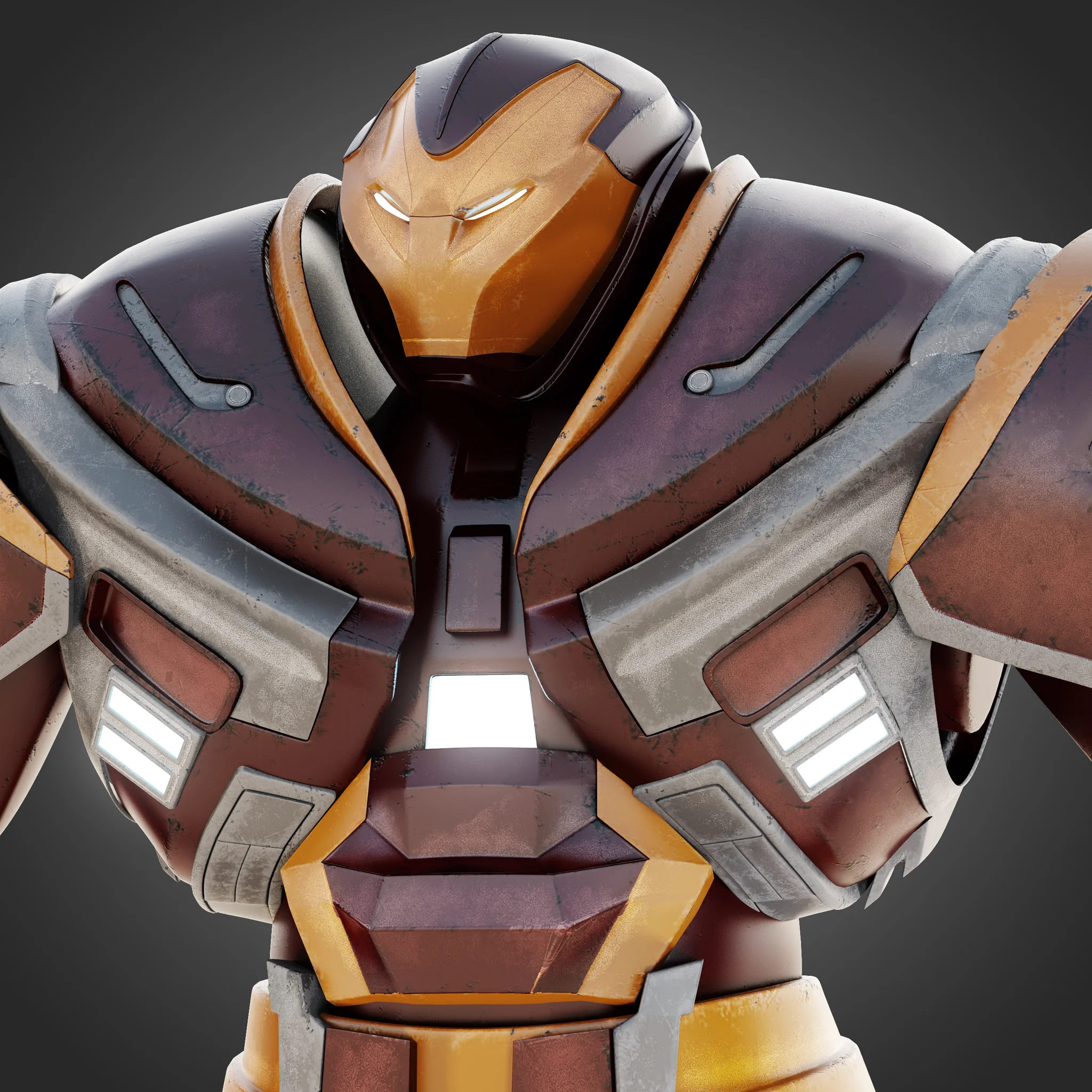 Hulkbuster — 3D model preview 13