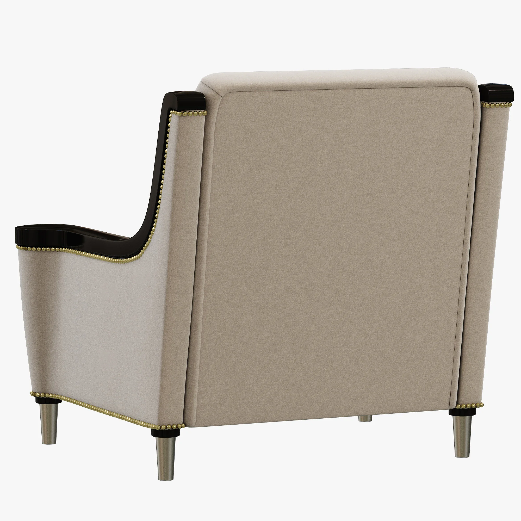 Francesco Molon ARMCHAIR WITH CARVING P521 — 3D model preview 6