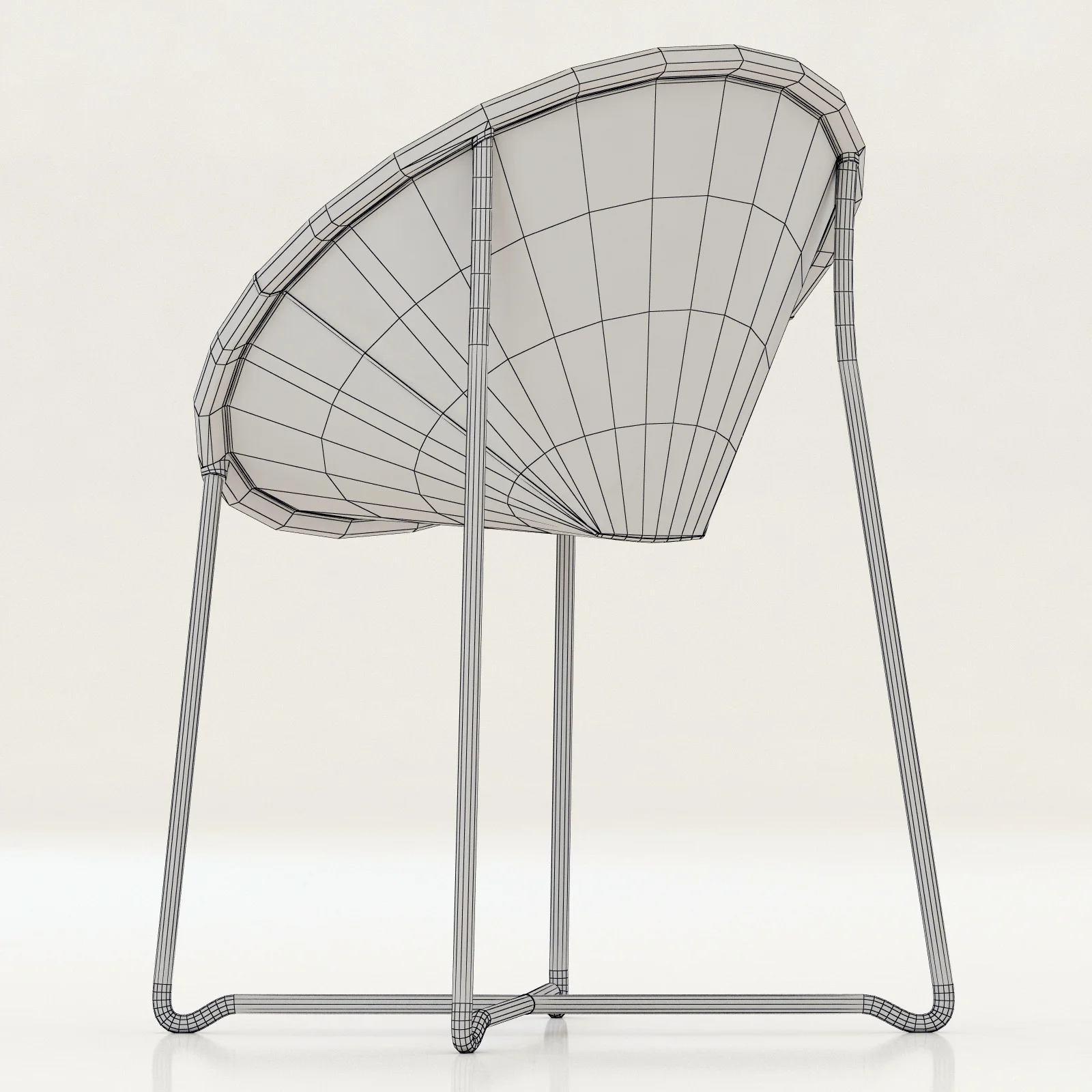 Baxter Askia Chair — 3D model preview 2