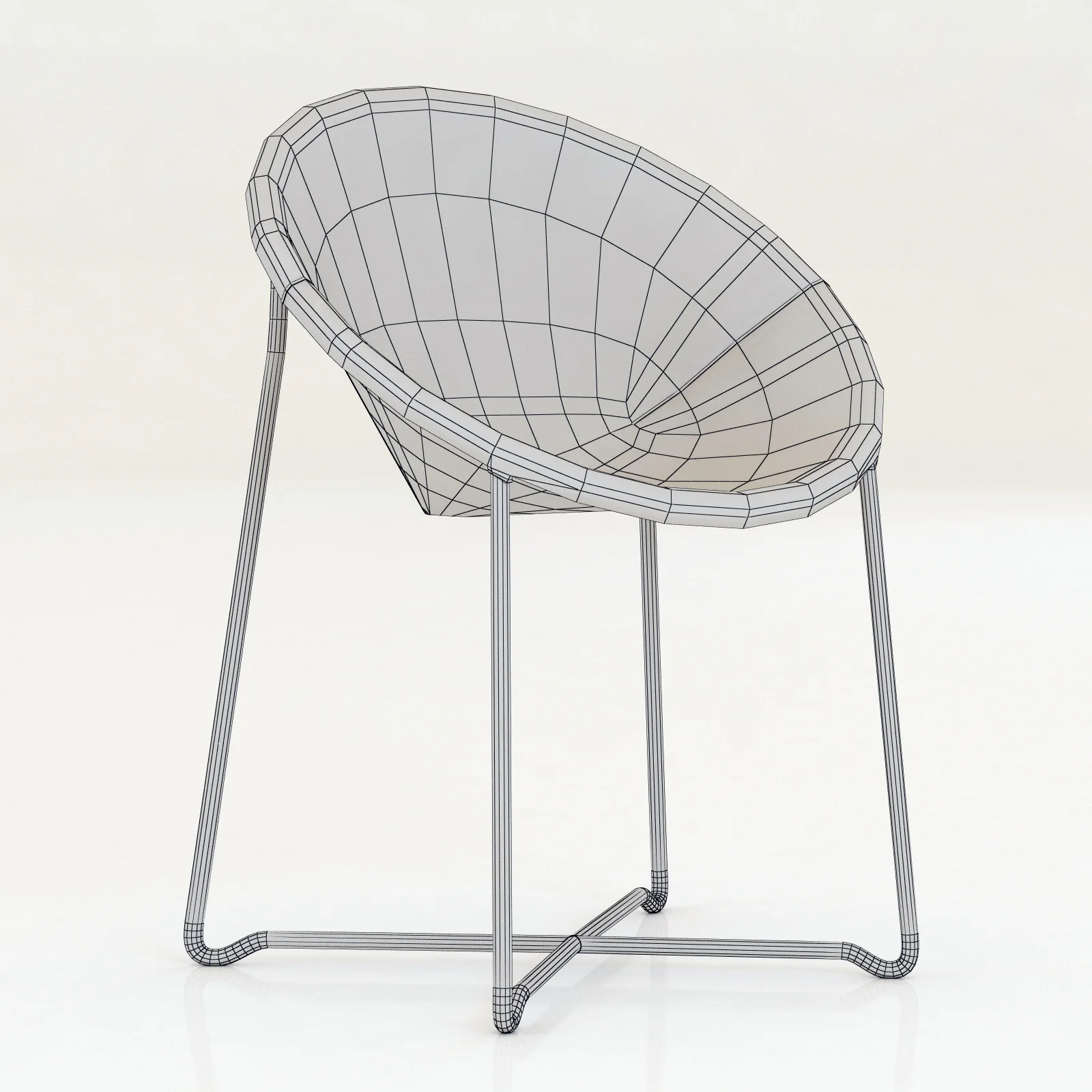Baxter Askia Chair — 3D model preview 5