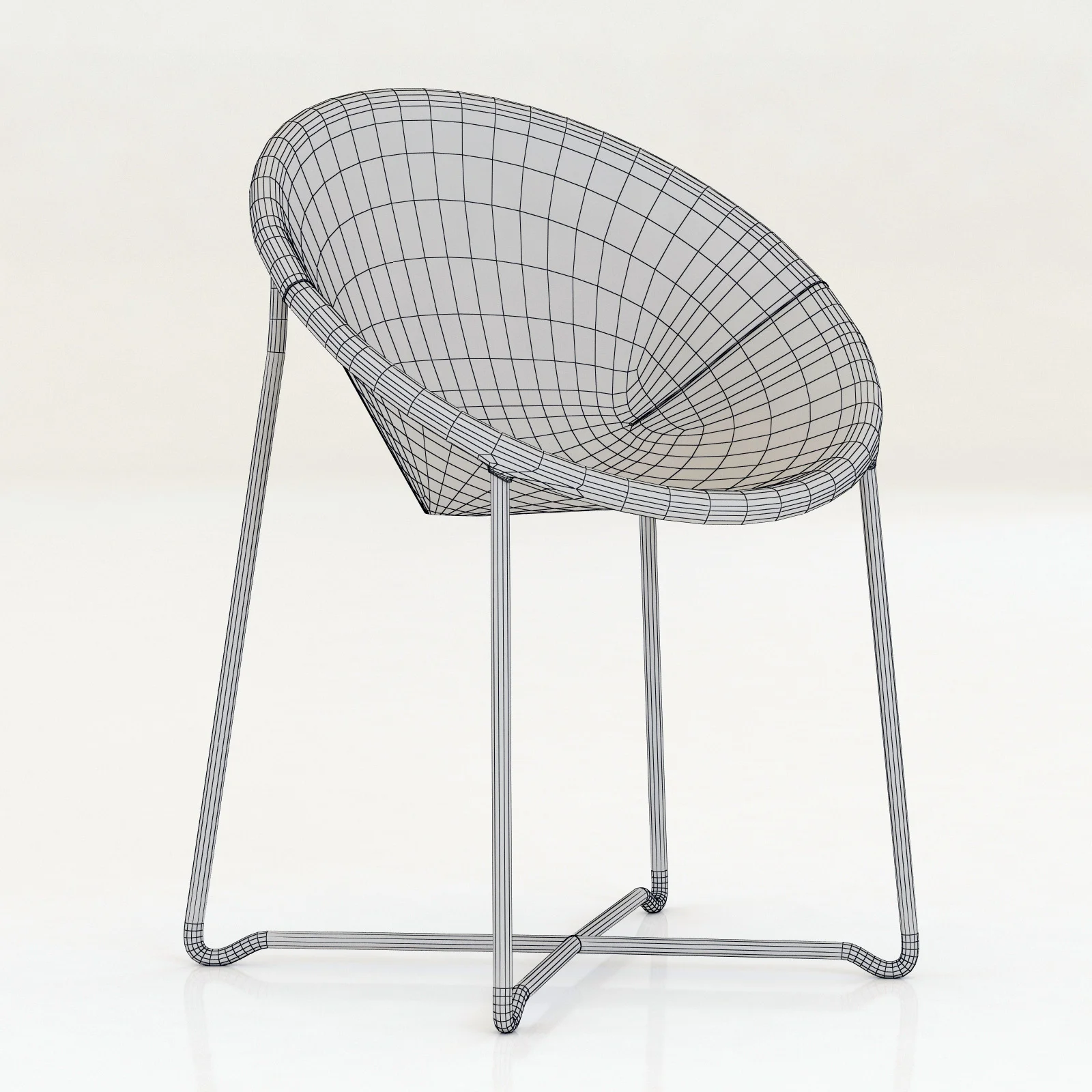 Baxter Askia Chair — 3D model preview 6