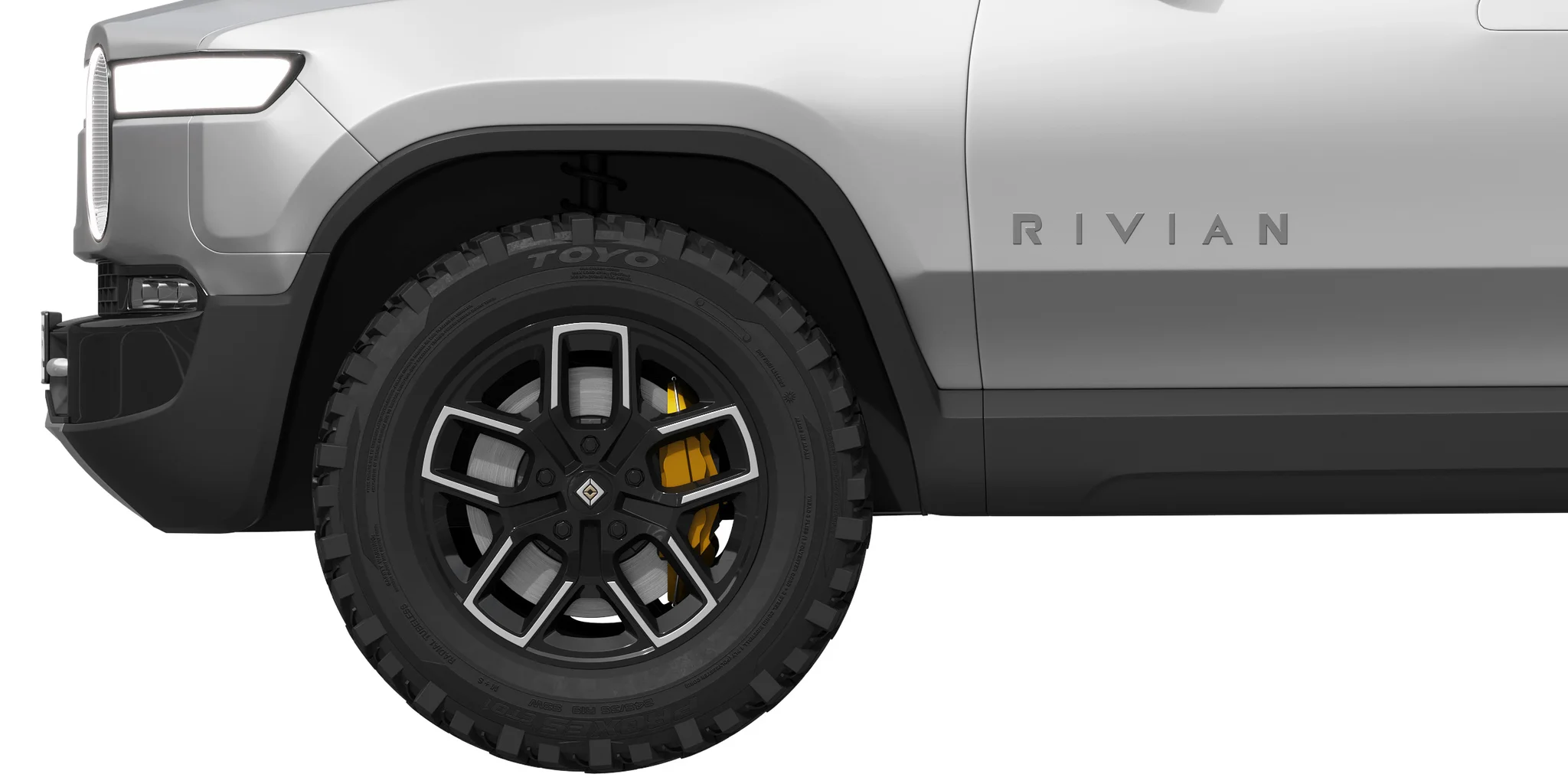 Rivian R1T, 3D model preview 1