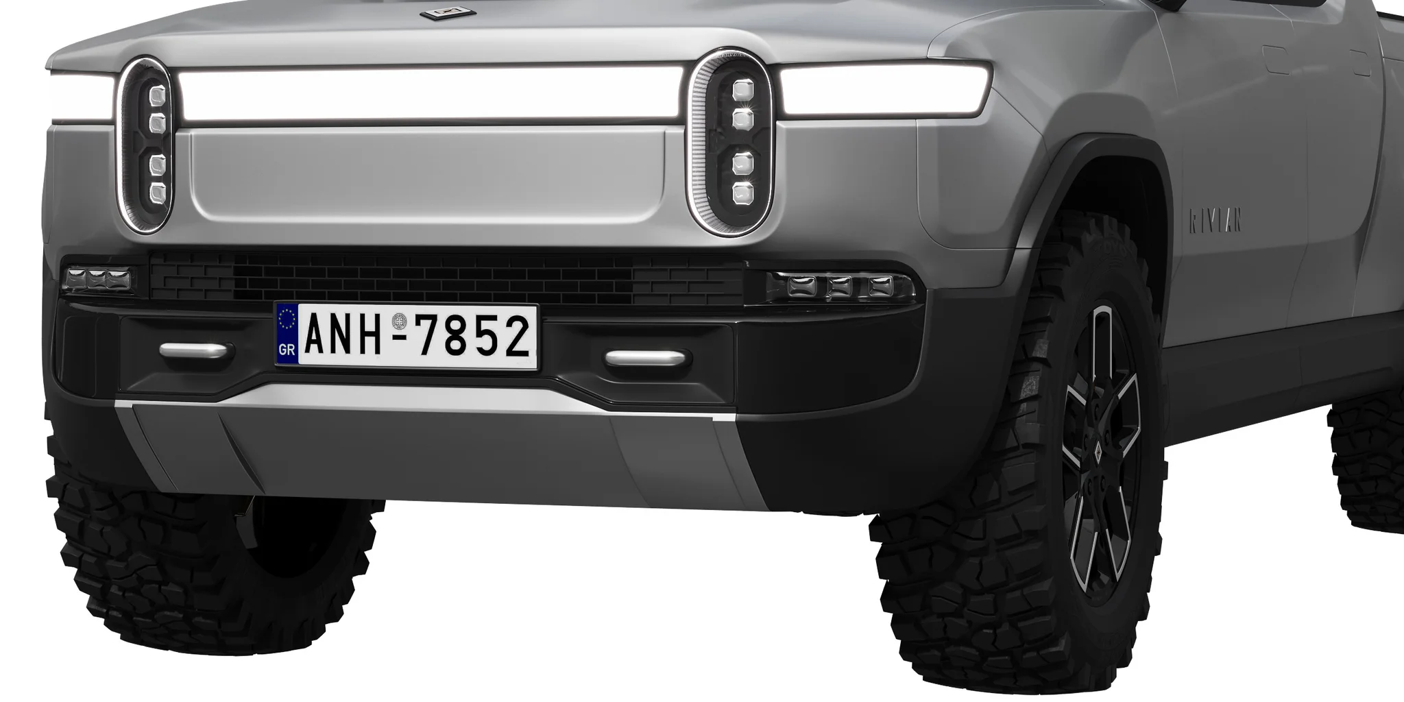 Rivian R1T, 3D model preview 5