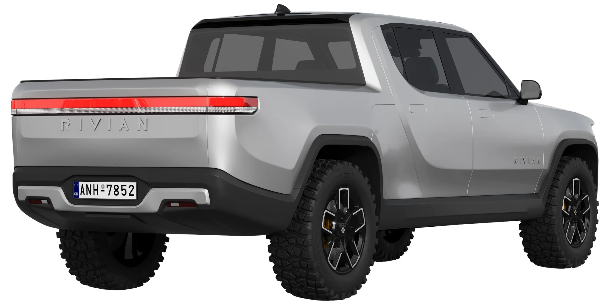 Rivian R1T, 3D model preview 6
