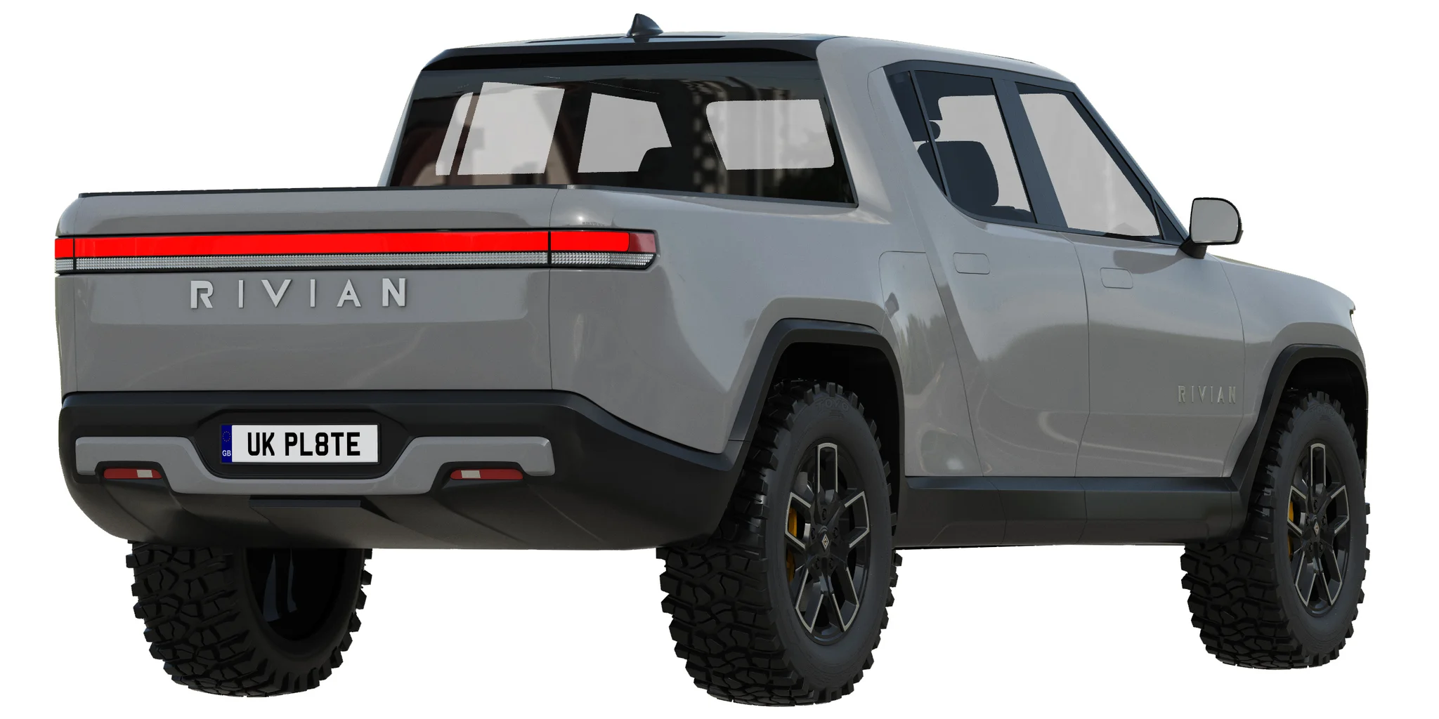 Rivian R1T, 3D model preview 9