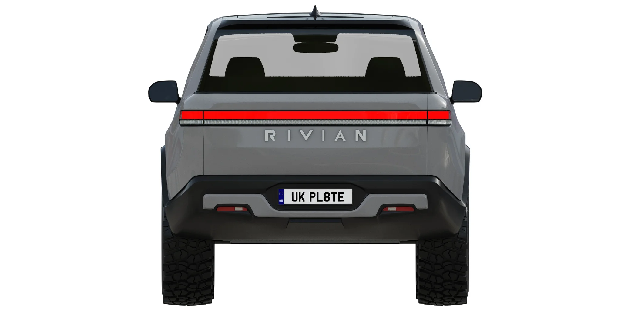 Rivian R1T, 3D model preview 11