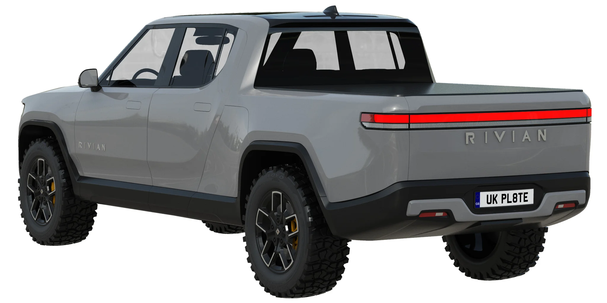Rivian R1T, 3D model preview 24