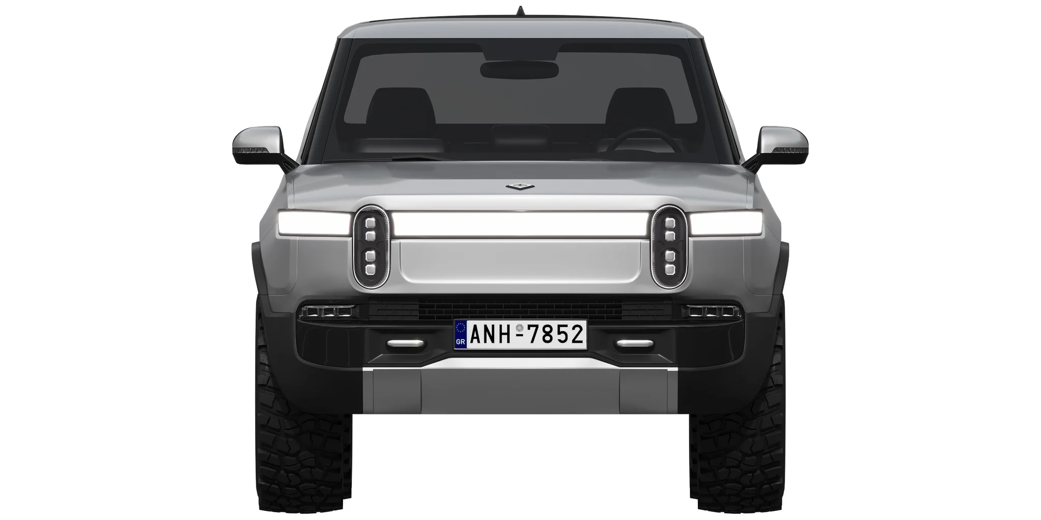 Rivian R1T, 3D model preview 33