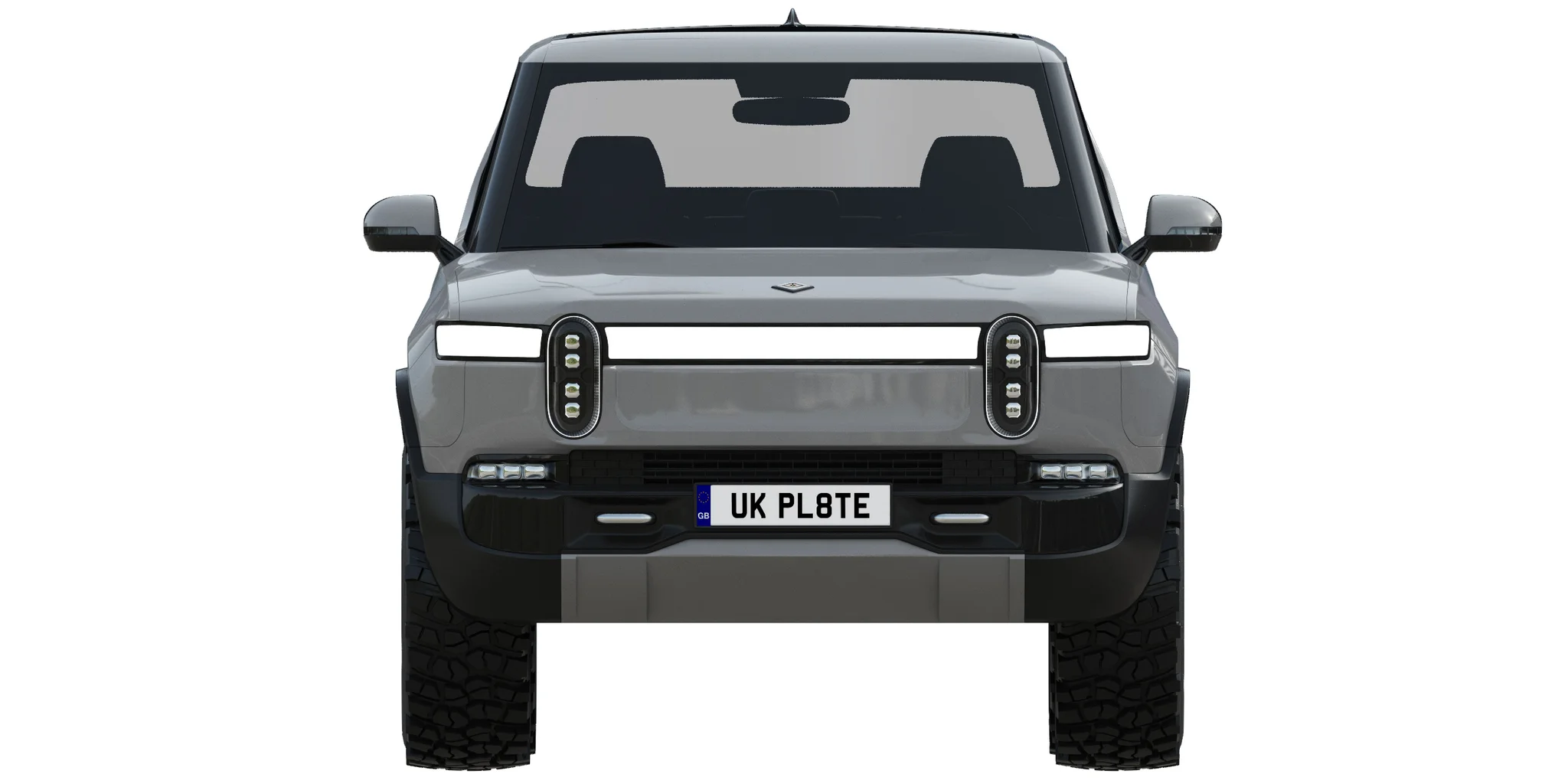 Rivian R1T, 3D model preview 34