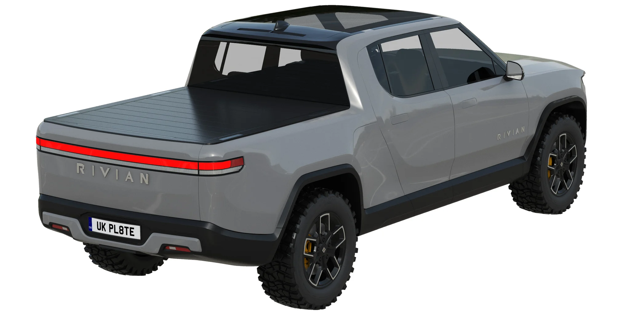 Rivian R1T, 3D model preview 37