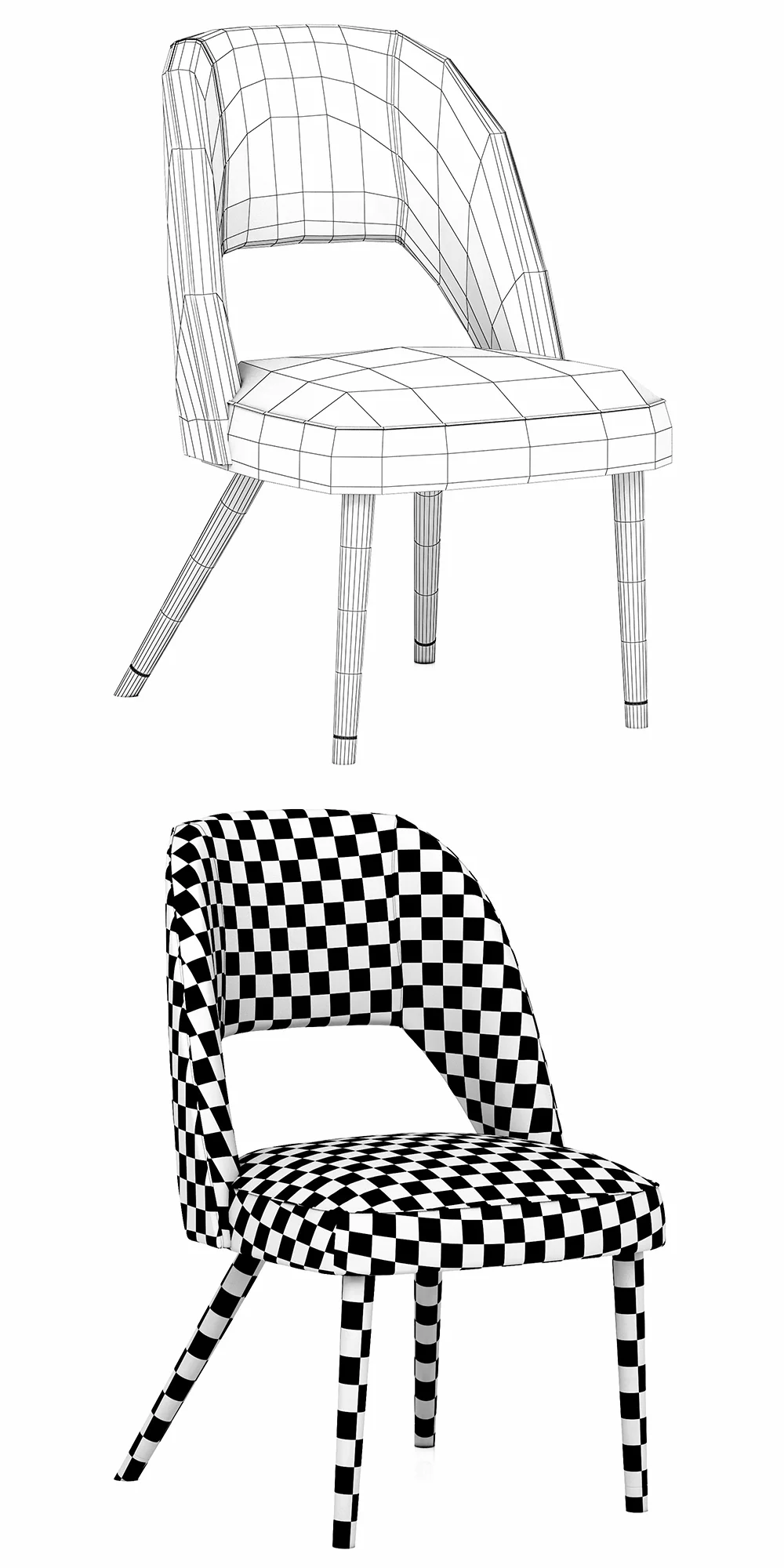 Eichholtz Dining Chair Cipria — 3D model preview 10
