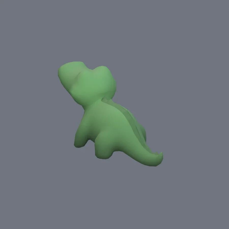 Stylized Animal Crocodile, 3D model preview 6