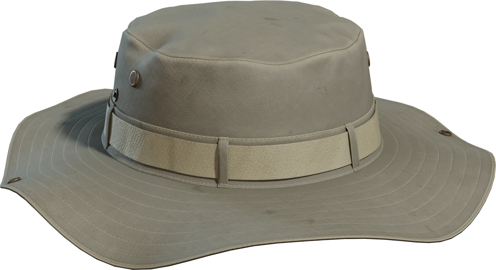 Outdoor Boonie Hat with Canvas Texture and Band
