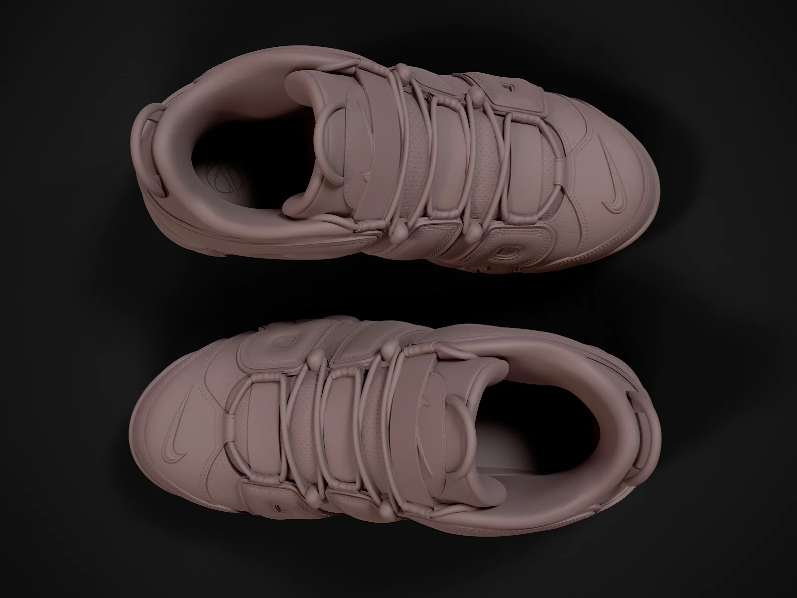 Nike Air More Uptempo'96 (3d print Model), 3D model preview 5