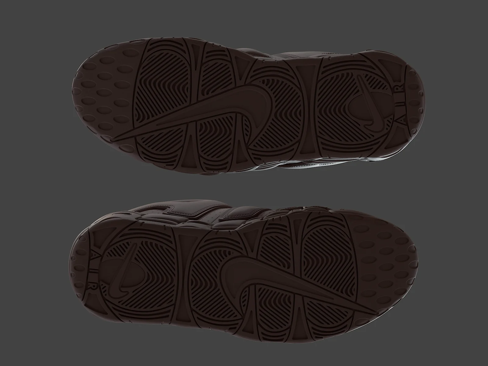 Nike Air More Uptempo'96 (3d print Model), 3D model preview 6
