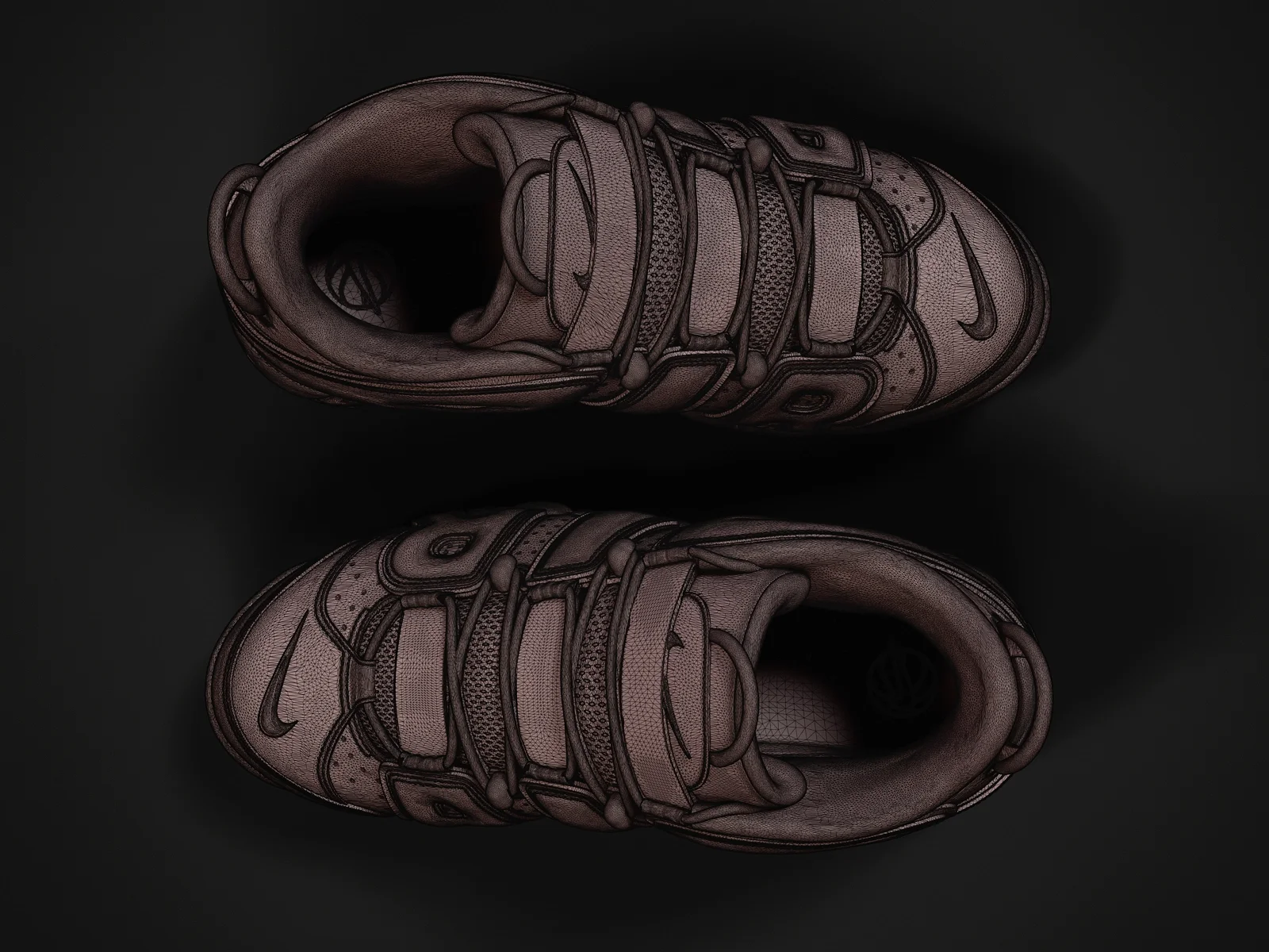 Nike Air More Uptempo'96 (3d print Model), 3D model preview 9