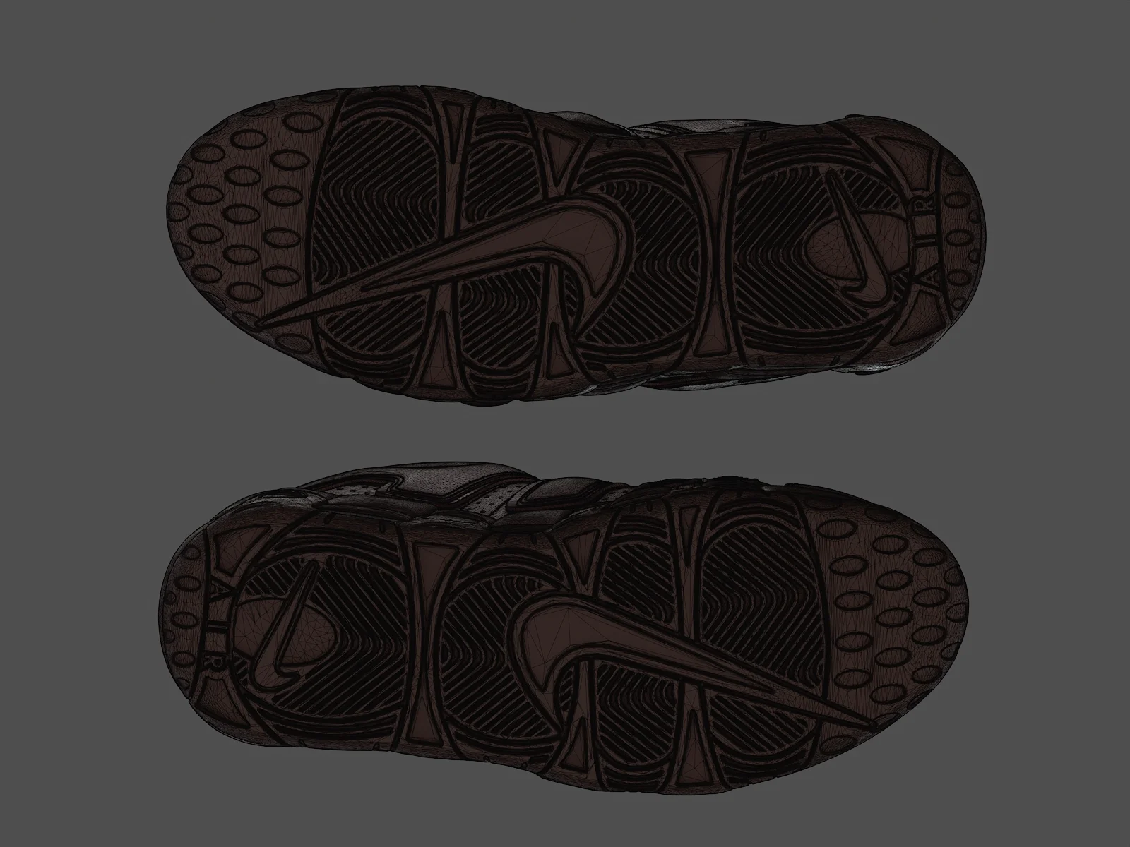 Nike Air More Uptempo'96 (3d print Model), 3D model preview 10