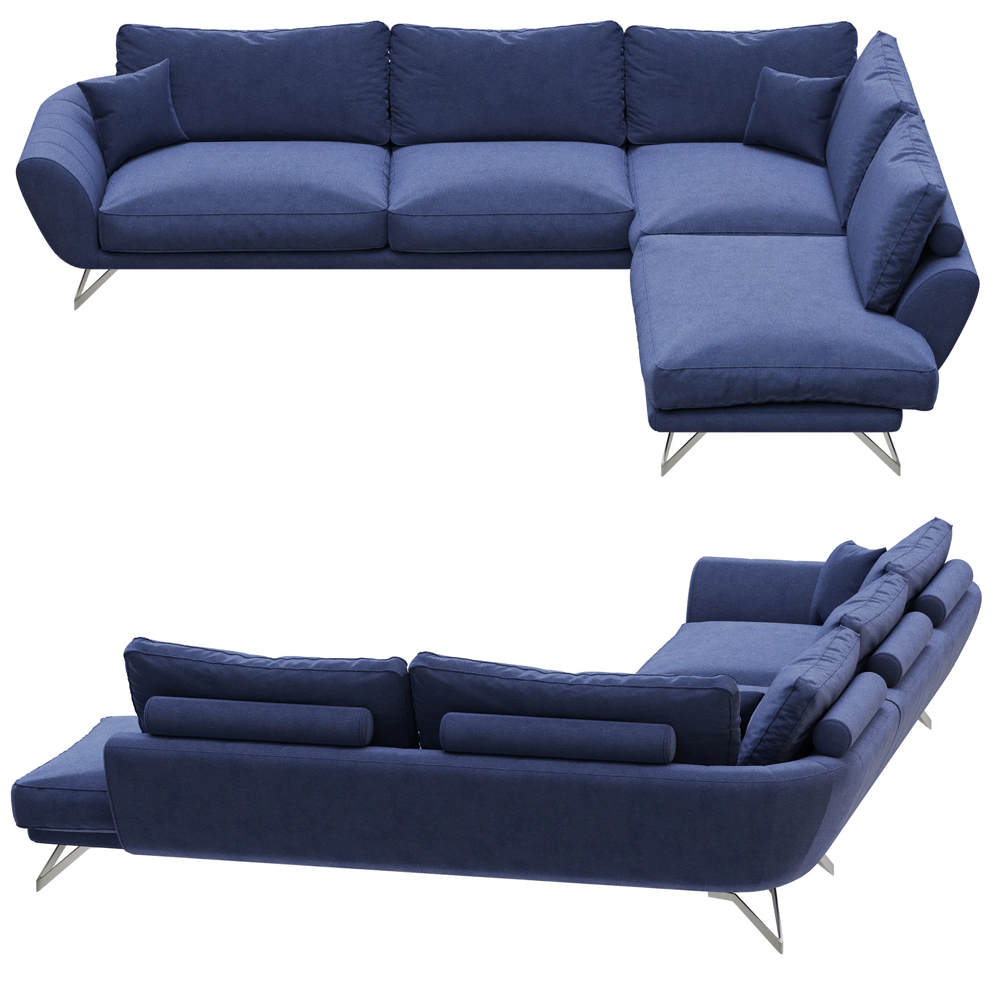Roche Bobois CARACTERE CORNER COMPOSITION — 3D model preview 9