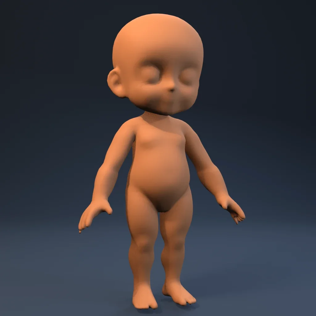 Basemesh Child 6