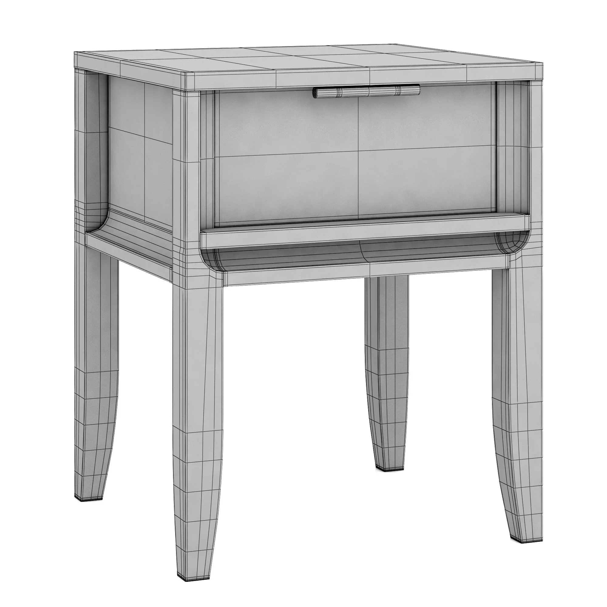 Dantone Home City Bedside Table — 3D model preview 7