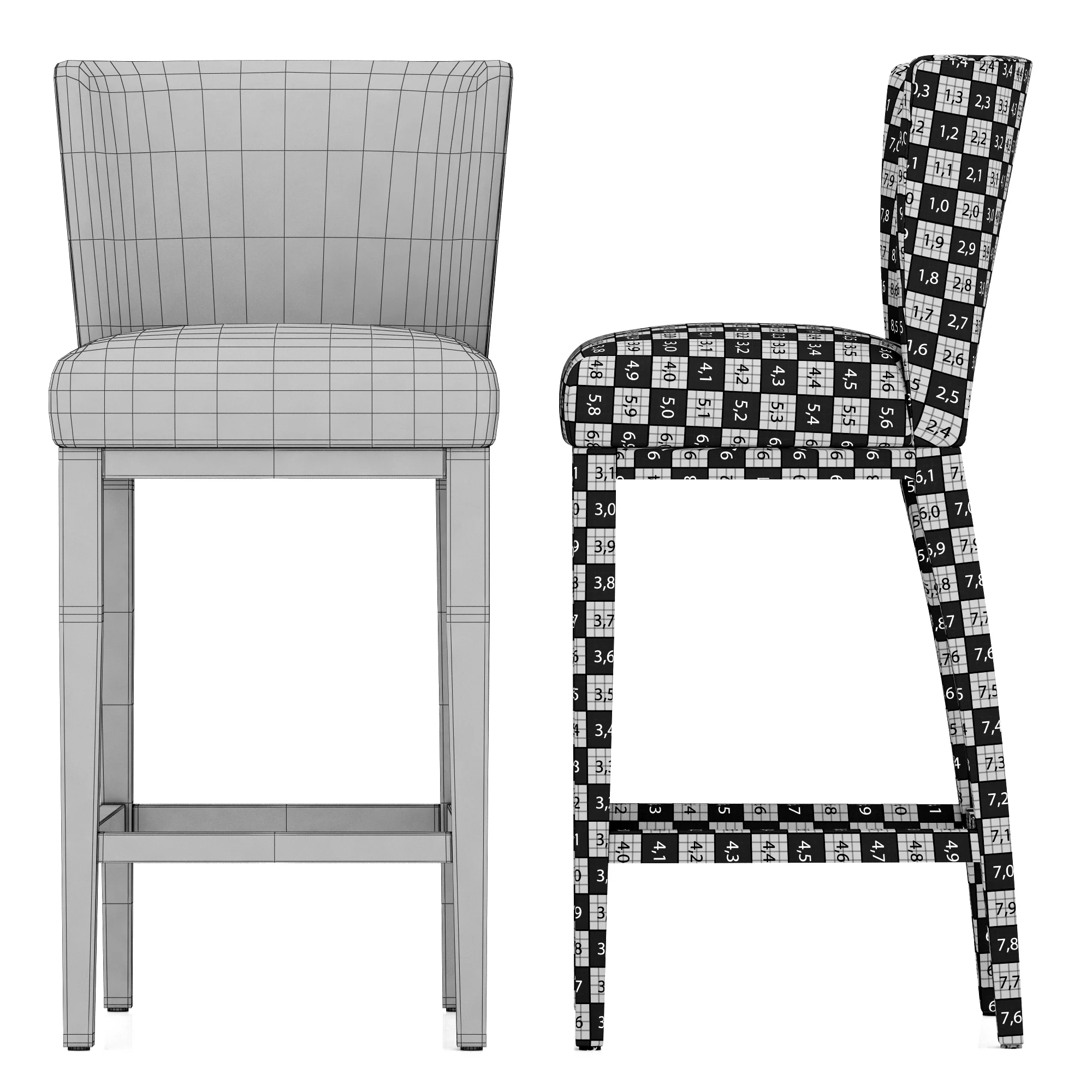 Dantone Home Dandy Stool — 3D model preview 9