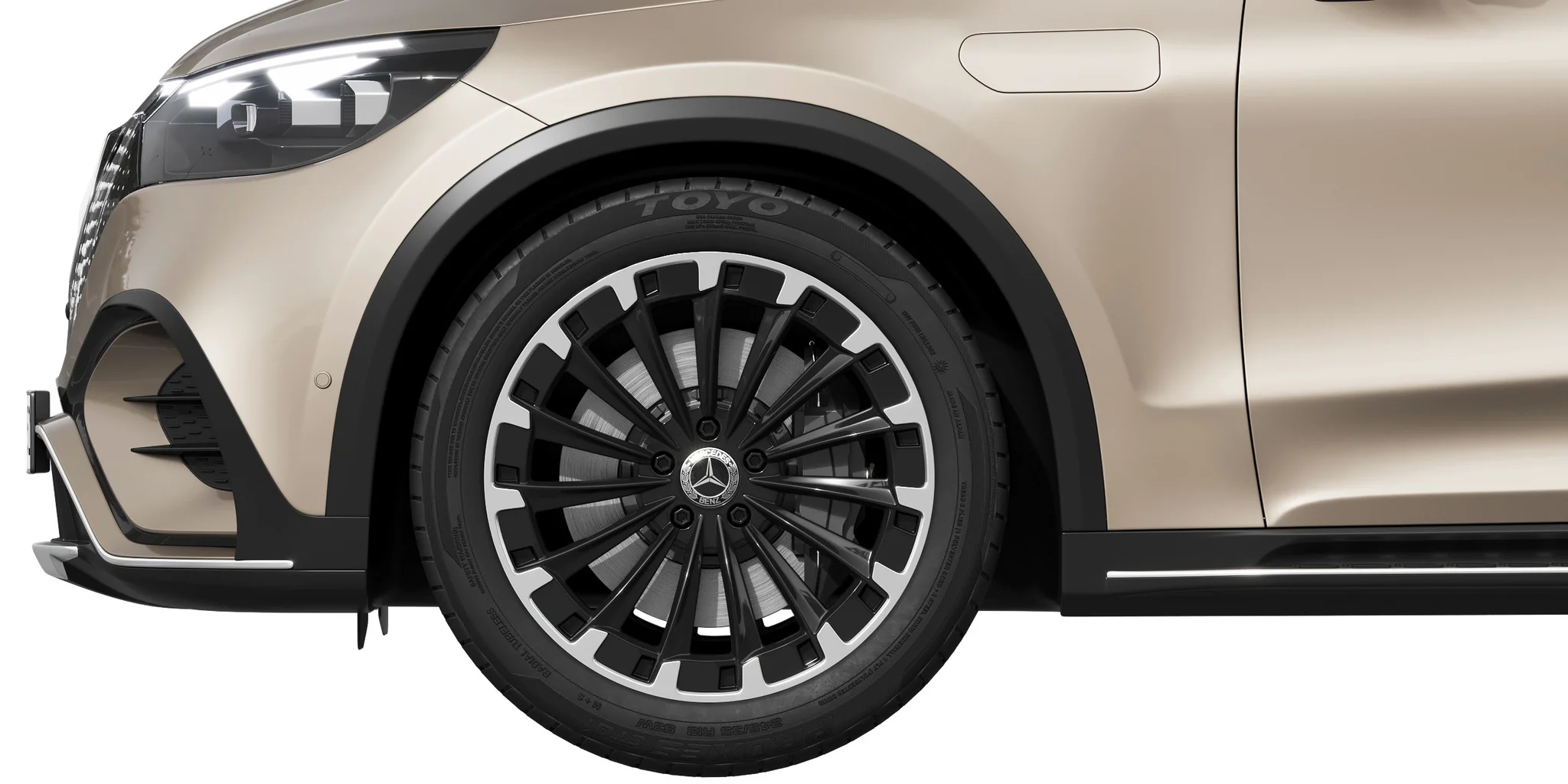 Mercedes Benz EQE SUV, 3D model preview 1