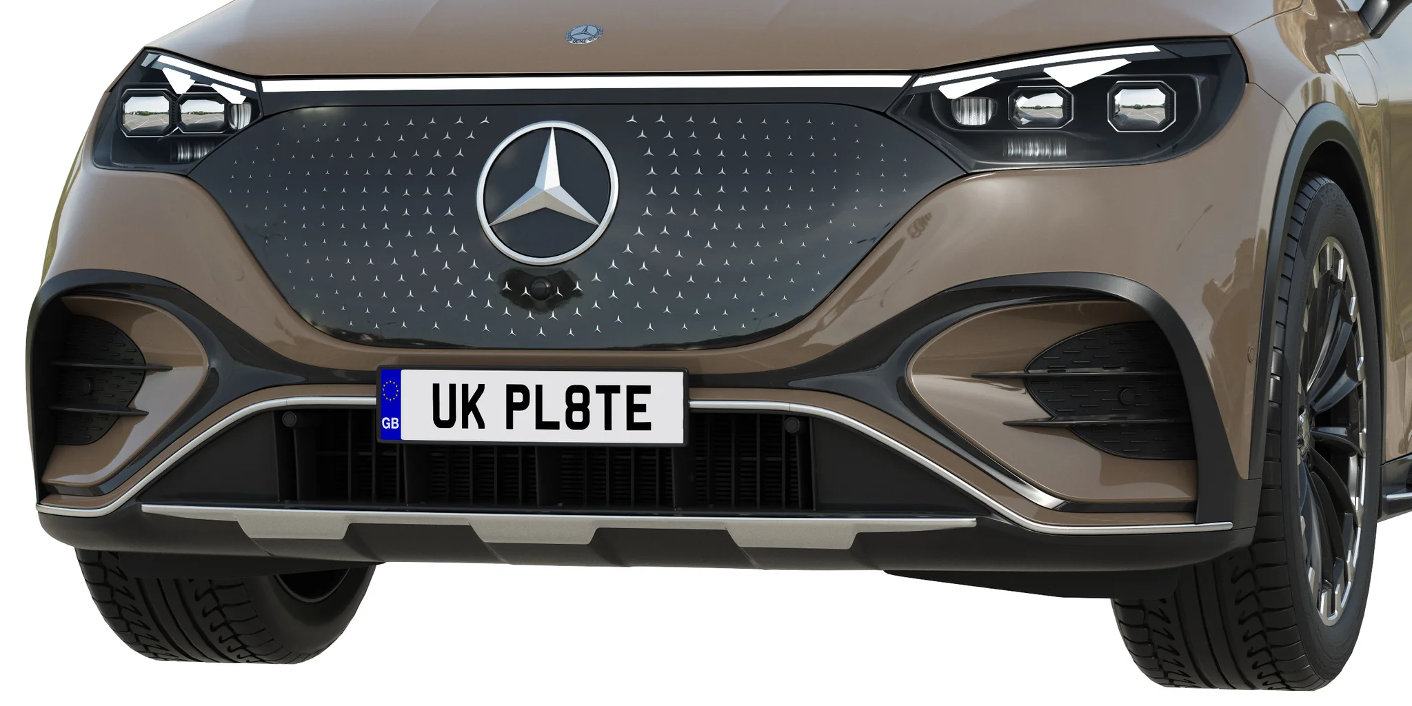 Mercedes Benz EQE SUV, 3D model preview 4
