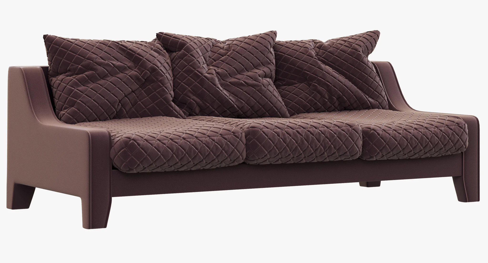 Fashion Asti Sofa — 3D model preview 1