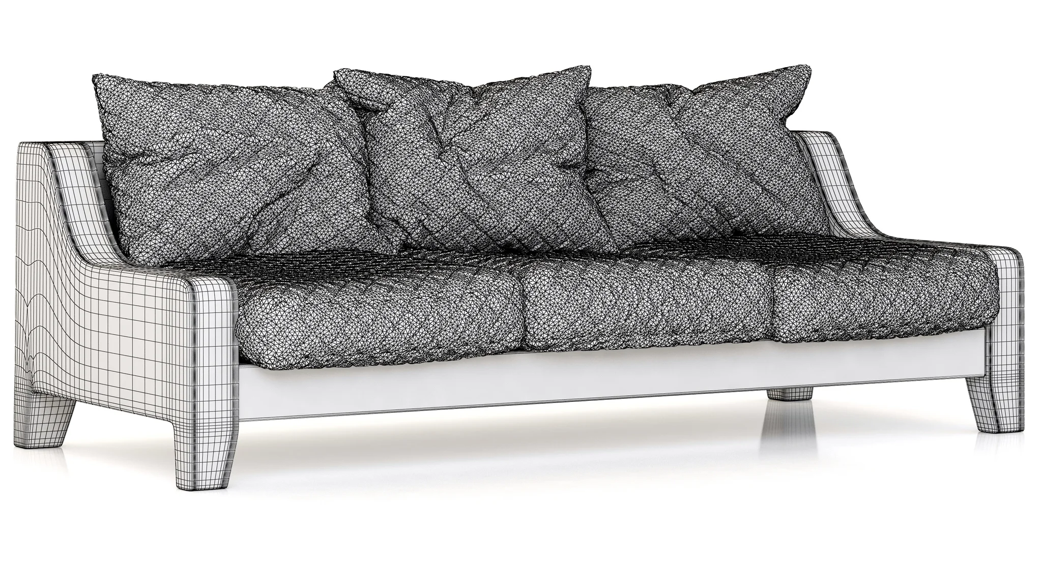 Fashion Asti Sofa — 3D model preview 3