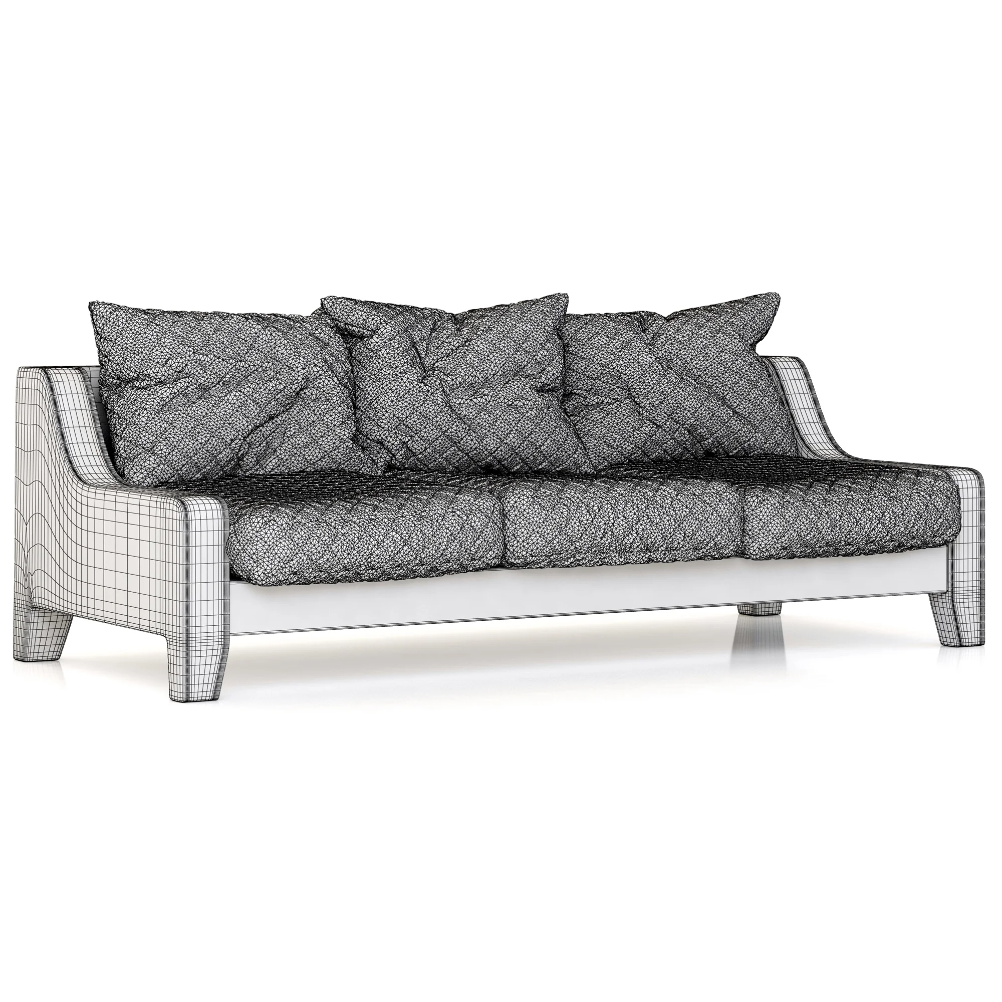 Fashion Asti Sofa — 3D model preview 4