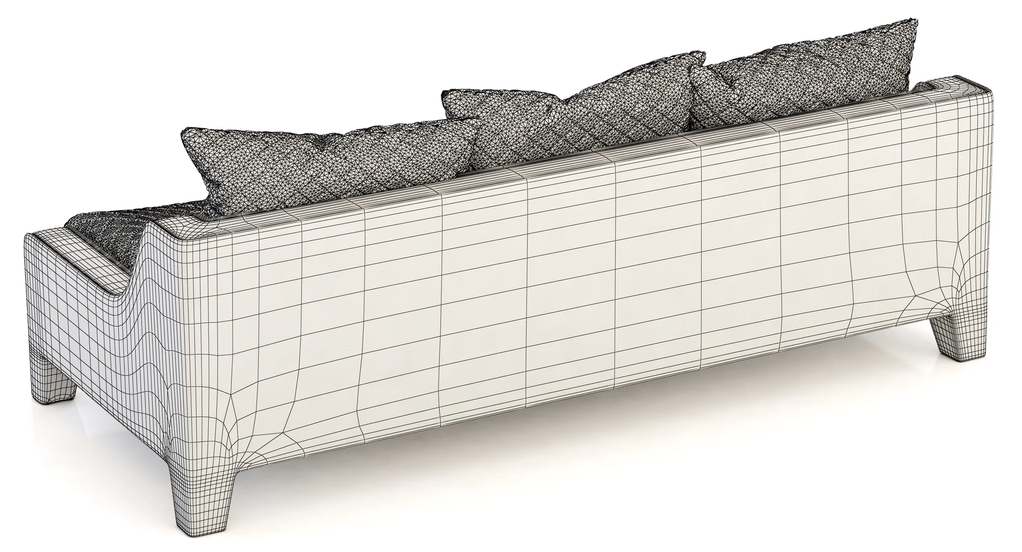 Fashion Asti Sofa — 3D model preview 8