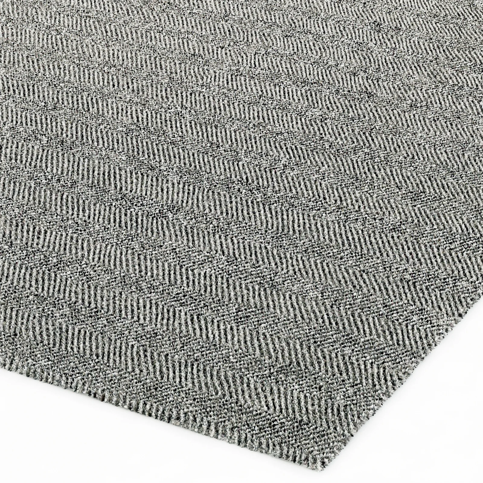 Restoration Hardware Ceta Rug Silver — 3D model preview 7
