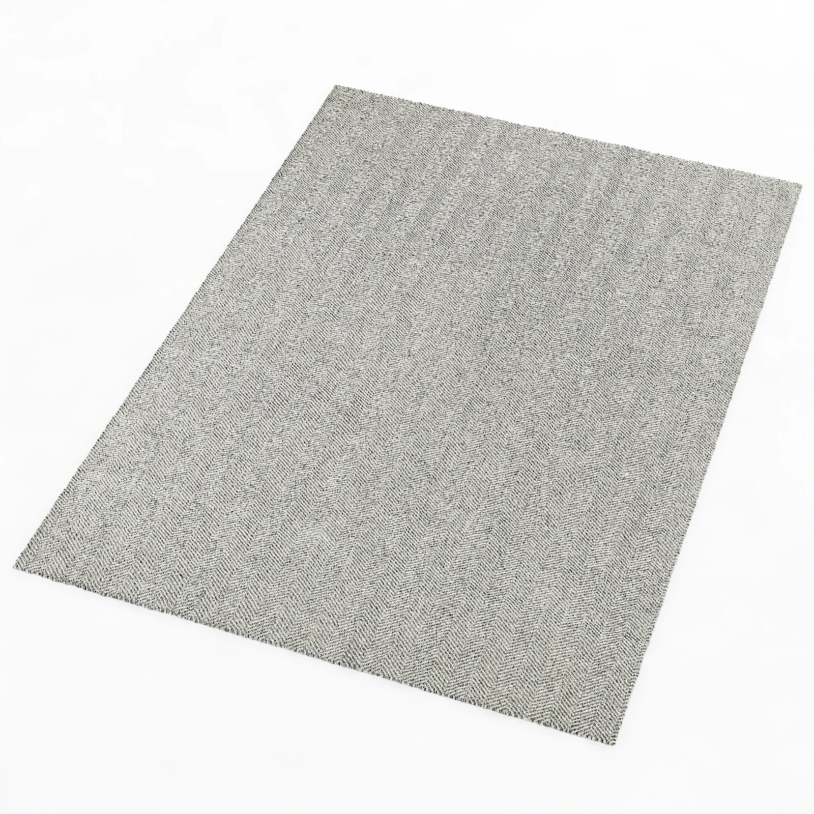 Restoration Hardware Ceta Rug Silver — 3D model preview 8