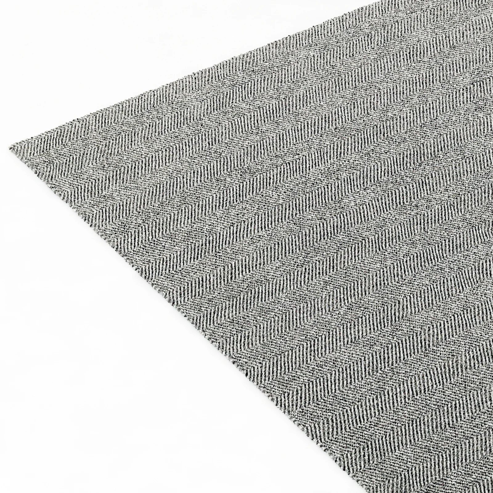 Restoration Hardware Ceta Rug Silver — 3D model preview 9