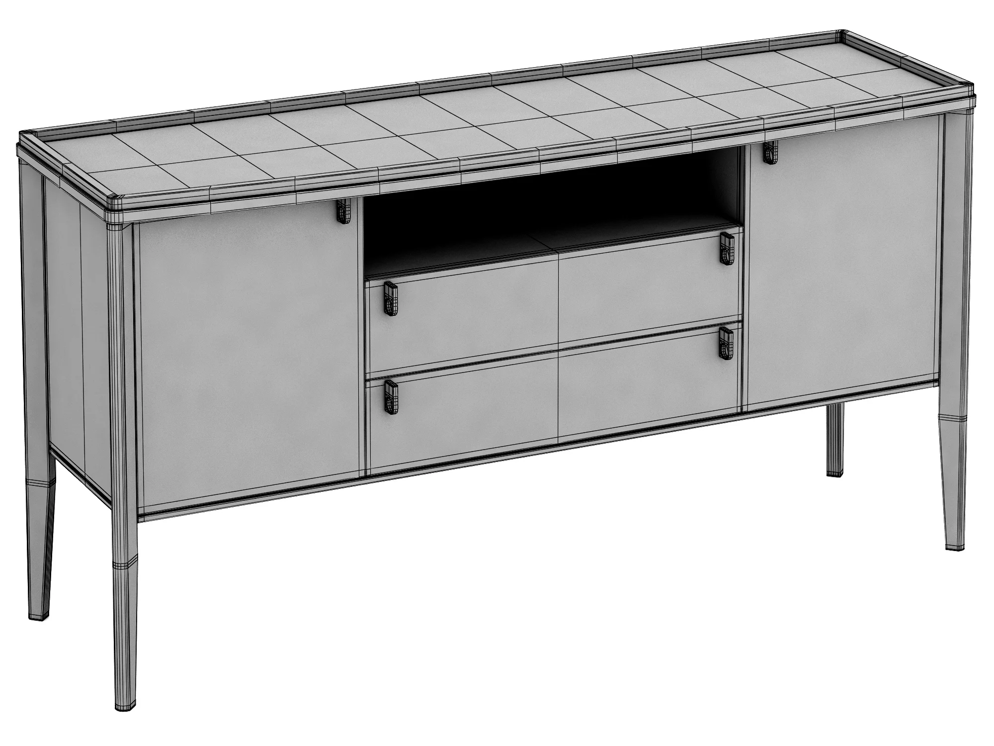 Dantone Home New Classic Drawer 2 — 3D model preview 9