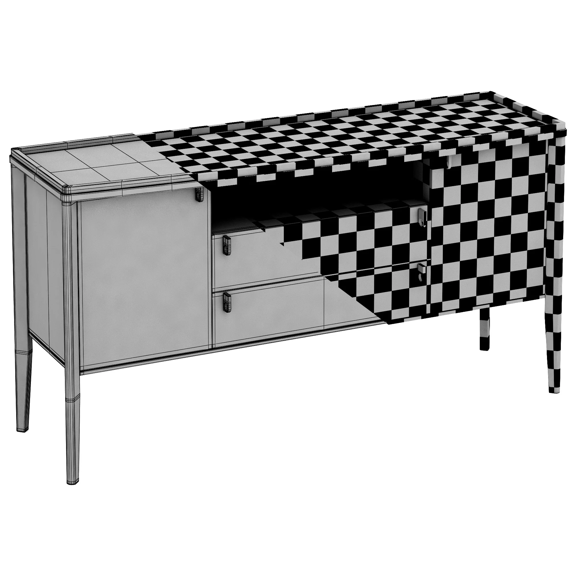 Dantone Home New Classic Drawer 2 — 3D model preview 10