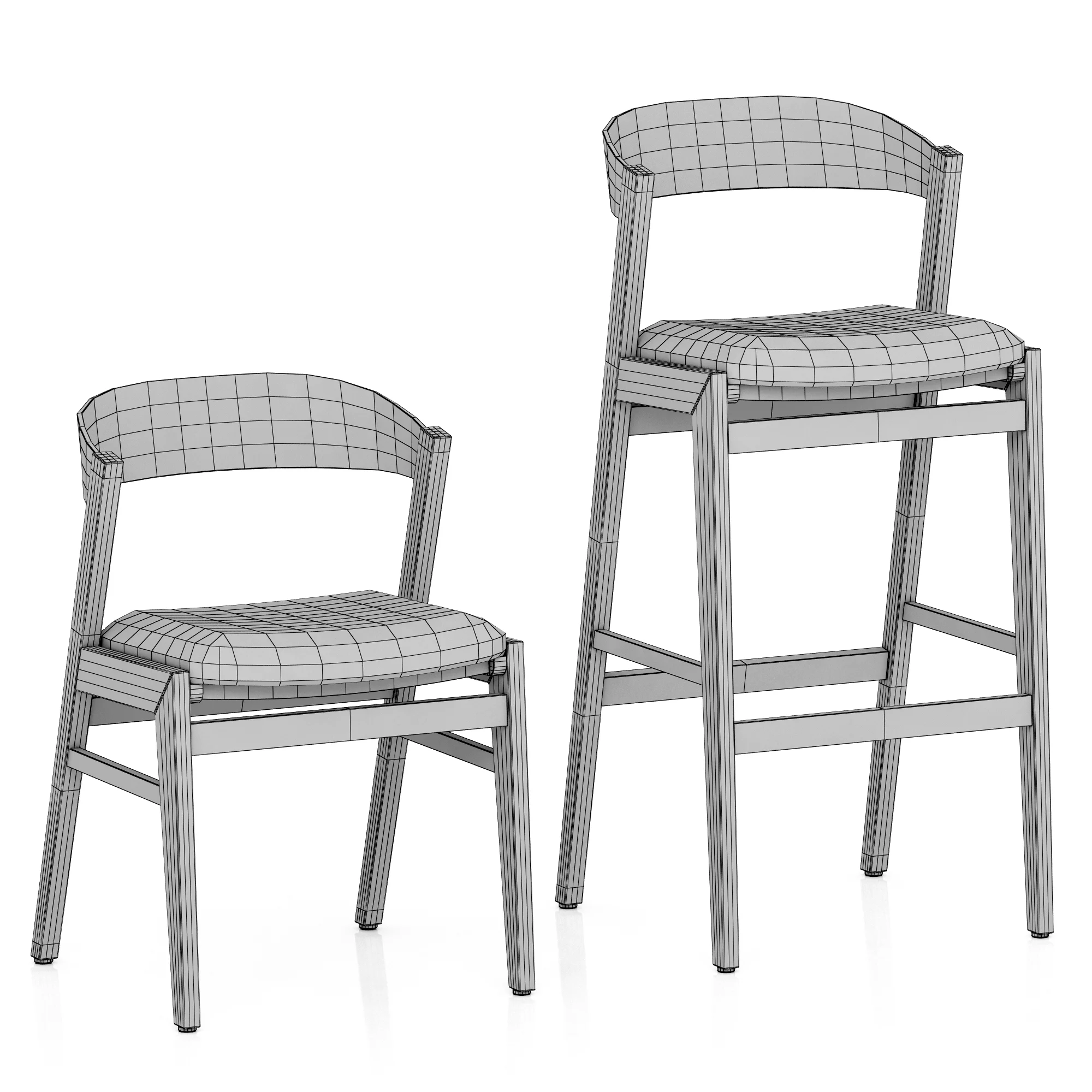 Restoration Hardware Anders Fabric — 3D model preview 7