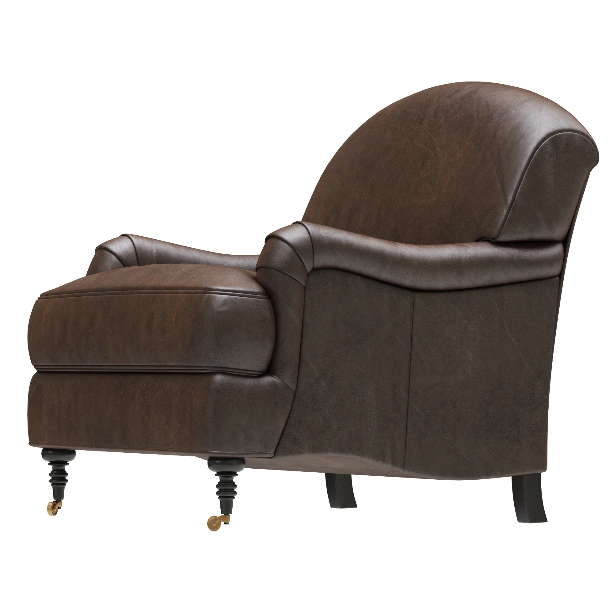 Loft Concept Charming Royal Seat Brown — 3D model preview 2