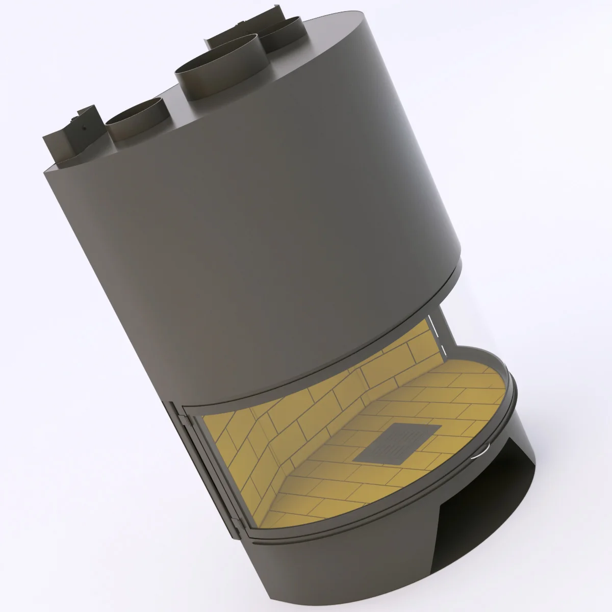 Totem Panoramique Grand — 3D model preview 2