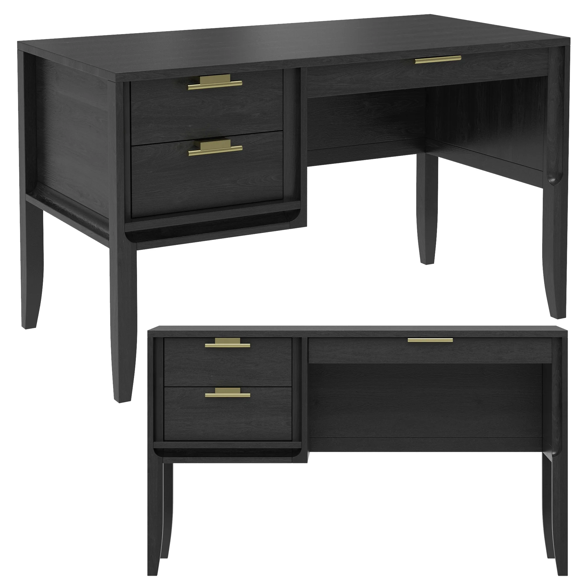 Dantone Home City Desk Small — 3D model preview 2
