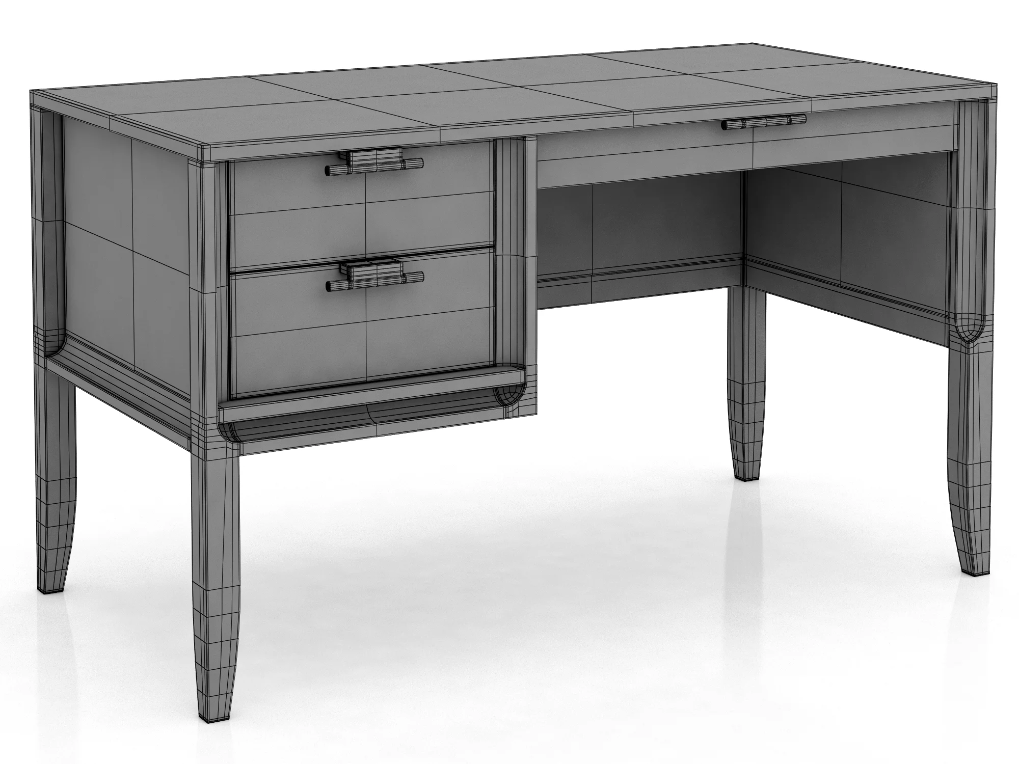 Dantone Home City Desk Small — 3D model preview 9